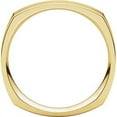 thumbnail image 2 of FB Jewels 14K Yellow Gold 4mm Square Comfort Fit Wedding Band, 2 of 3