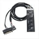 thumbnail image 1 of USB2.0 Header Splitter 9 Pin 1 A 4 Extensión Hub Splitter con Cable de Interfaz SATA para PC Mainboard Adaptador, 1 of 5