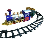 Battery Operated Continental Happy Travels Express 11 Piece Electric Train Set( COLOR MAY VARY)