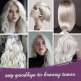 thumbnail image 4 of Maca Power Purple Hair Mask, Nourishing Deep Conditioner Professional Neutralizes Brass Yellow Tones For Blonde Silver Gray Highlighted Hair, 4 of 5