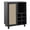 Black Rattan, variant on LHSHID Sideboard Cabinet with Storage,34 Inch Wine Bar Cabinet with Wine Racks,Buffet Cabinets for Home,Living Room