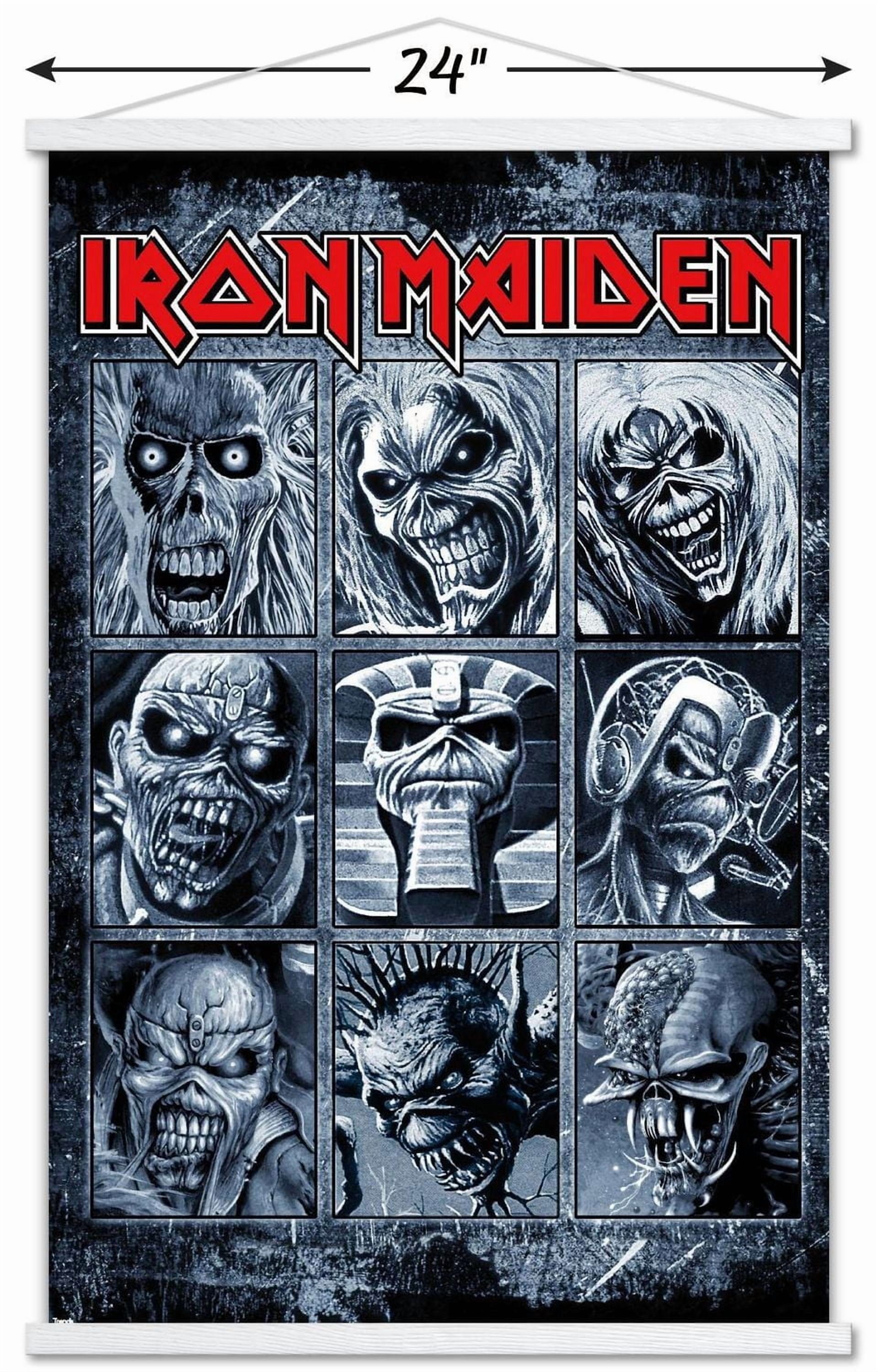 Iron Maiden - Grid Wall Poster, 22.375" x 34"