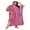 Fuschia Pleated Kaftan, variant on Women's Plus Size Frill Caftans Polyester Kaftan Dress Beach Cover-Up for Ladies