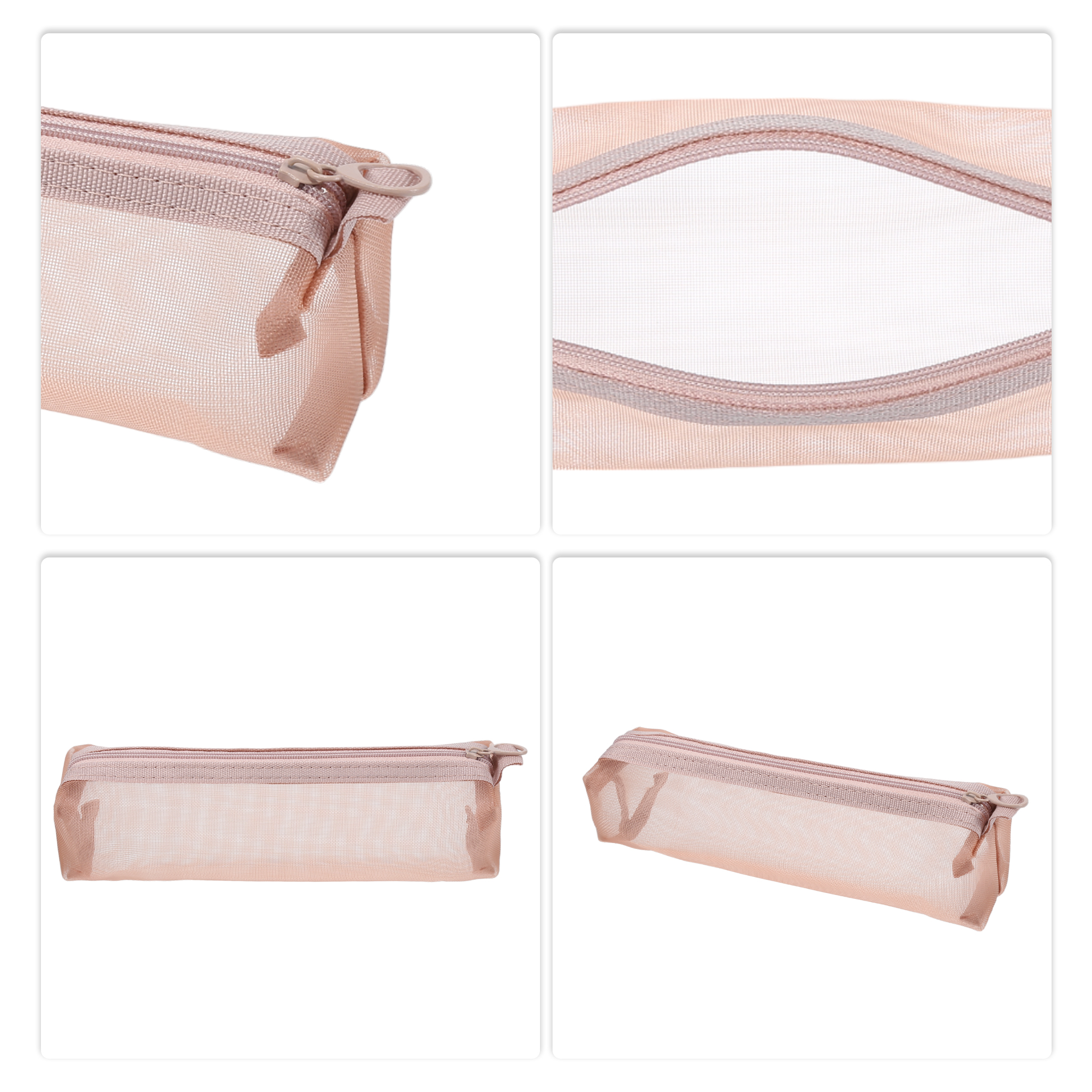 Unique Bargains 1Pc Women Durable Convenient Travel Storage Makeup Bag for Toiletry Pink