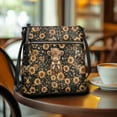 thumbnail image 3 of ZUXONGSY Sunflower Daisy Highland Cow Print PU Shoulder Bag for Women Lightweight Multiple Pockets Bag Crossbody Handbag Waterproof Travel Purse with Zipper for Daily Use Working, 3 of 7