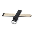 thumbnail image 4 of Bandini Double Extra Long (XXL) 22mm Italian Leather Watch Band Strap - Black - Padded - Buffalo Pattern, 4 of 6