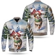 thumbnail image 3 of Hello Winter Miniature American Shepherd Frosty Morning Welcome Snowy Christmas All Over Print 3D Baseball Jacket MAS Dog Lover Gifts Bomber Jacket Softball - 02018, 3 of 6