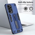 thumbnail image 6 of Allytech for Samsung Galaxy A52 5G/4G Phone Case, Drop Protection Non-Slip Fall-Proof Anti-Fingerprint Flexible Finger Ring Buckle Kickstand Rugged Heavy Duty Phone Cover for Samsung A52, Blue, 6 of 7