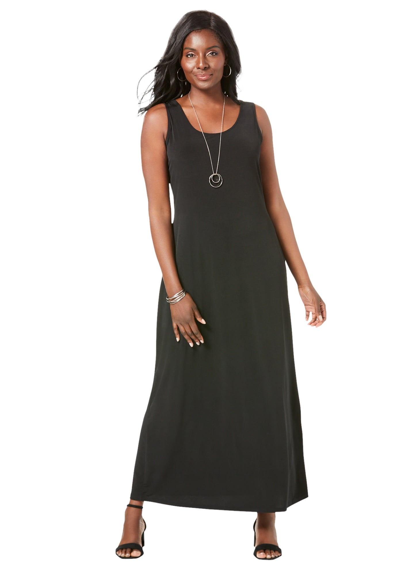 Jessica London Women's Plus Size Sleeveless Maxi Dress Dress - Walmart.com