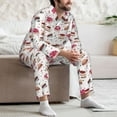 thumbnail image 7 of Pofeuu Birthday Cake Print Men's Long Sleeve Pajama Set Pijamas Para Hombres Pijamas Para Hombres Mens Pajamas Set-X-Large, 7 of 7