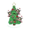 thumbnail image 6 of Personalized Family of 3 Christmas Ornament 2024 Family of Black Bear 1 Count - Ornaments by Elves, 6 of 10