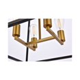 thumbnail image 4 of Declan 20 inch pendant in black and brass, 4 of 8