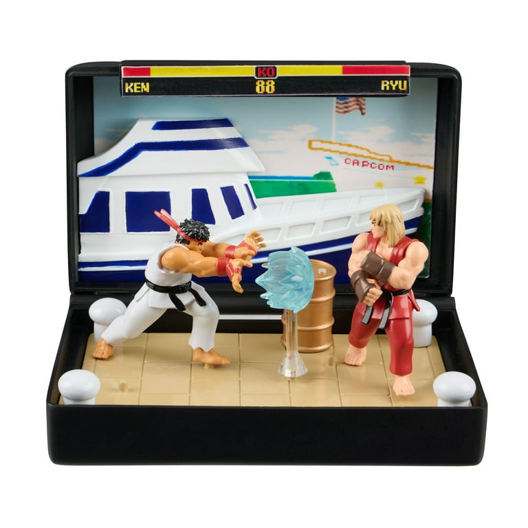 Console Heroes: Street Fighter II Diorama – Ryu & Ken – Dock Stage
