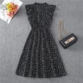 thumbnail image 4 of Leutsin Robe d'Été Décontractée pour Femme Grande Taille, Col en V, Manches Courtes, Imprimée, Longueur Genou, pour la Plage, 4 of 7