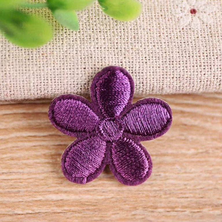 3pcs/set Small Flowers Bird Embroidery Patches for Clothing DIY Colorful  Iron on Parches Applique for Kids Clothes 