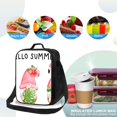 thumbnail image 4 of Balery Hello Summer Gnome Caja de Almuerzo y Bolsa de Almuerzo para Hombres y Mujeres, Bolsa de Almuerzo Reutilizable con Gran Capacidad, Bolsa de Almuerzo Aislada, 4 of 7