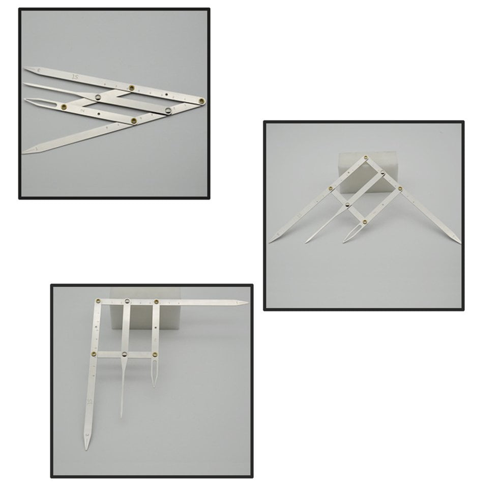 TIANYING Measuring And Sliding Eyebrow Ruler Three Point Positioning ...