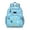 Sky-blue-24, variant on Rural Horse Lovers Toddler Backpack Featuring Unicorn and Wild Horse Print with Colorful Flowers