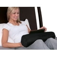 thumbnail image 4 of Deluxe Comfort Bed Pillow Tablet Holder (18" x 5") – Fits 7- 13" Tablets – iPad Air/iPad Pro – Surface Pro – Tablet Holder, Black, 4 of 11