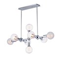 thumbnail image 1 of Maxim 11348PC-BUL-G40-PR 39 in. Molecule Eight-Light Pendant Ceiling with G40 PR LED Bulb, Polished Chrome, 1 of 1