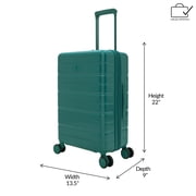 iFLY Evolve 20” Expandable Hardside Spinner Carry-on Luggage, Teal