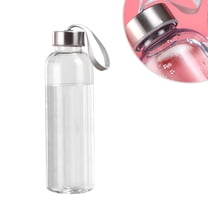EXHUMKY Small Bottle 1Pcs Transparent and Simple Design 5.3x4.1x7in