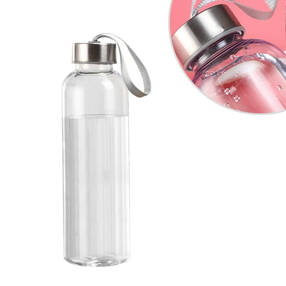 EXHUMKY Small Bottle 1Pcs Transparent and Simple Design 5.3x4.1x7in