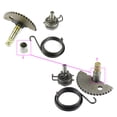 thumbnail image 3 of Scienceny 6 unids/set aleación Kick Start engranaje montaje portátil profesional reutilizable reemplazable motocicleta Scooter parte del motor Accesorios para motos Scienceny VI015353-00B, 3 of 6