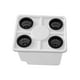 thumbnail image 1 of Cubo de cultivo hidropónico, maceta para cultivo en aguas profundas, accesorio para invernadero, jardinera de crecimiento, cubo para plantas de blanco con tapa de 4 agujeros, 1 of 8