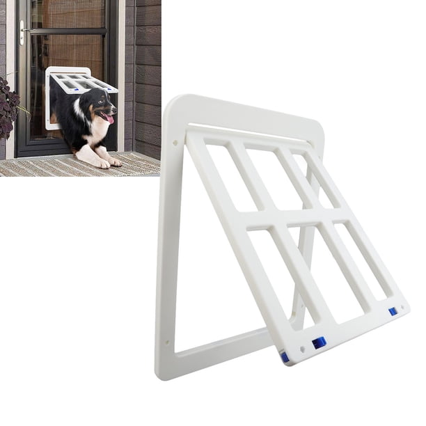 Puerta Para , Puerta Gruesa ABS Repelente De Mosquitos, Doble Imán De Succión, Puerta Bloqueable Con Pantalla Para Mascotas Con Tornillos, Tuerca Para Y Gato