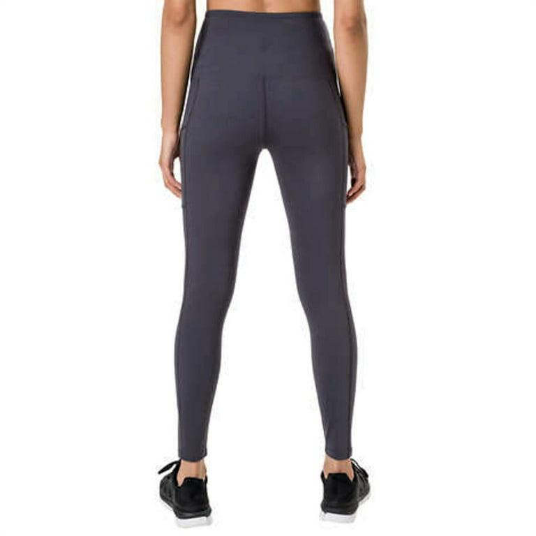 Tuff Athletics Women's High Rise Tight 2 Side Pockets Soft UPF 50+ Active  Pants Leggings