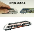 thumbnail image 4 of fashionhome Train Toy Mini Simulation Metro Model Inertia Sliding Alloy Plastic Vehicle Children Toy, White, 4 of 9
