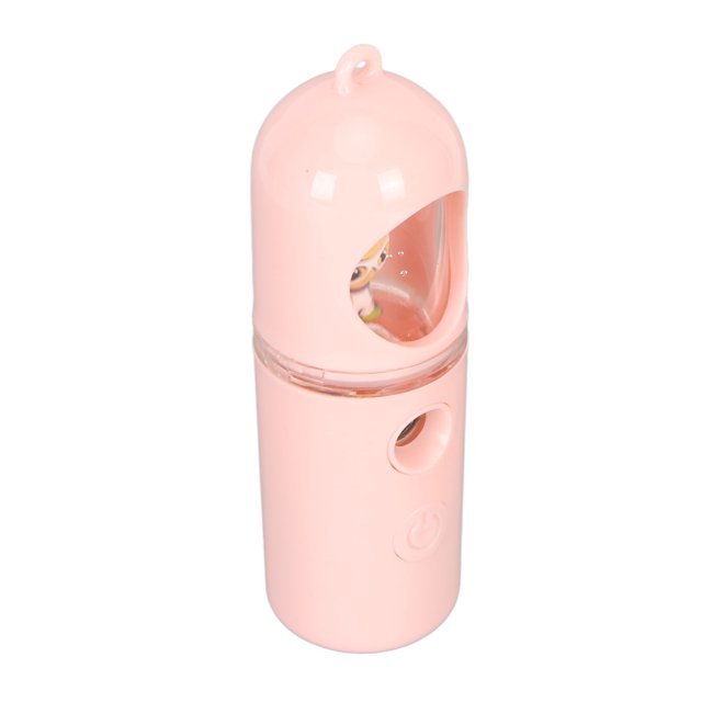 Mini humidificador facial ANGGREK rosa de niebla con aceites recargables USB