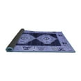 thumbnail image 2 of Ahgly Company Indoor Rectangle Abstract Blue Modern Area Rugs, 3' x 5', 2 of 4
