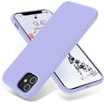 thumbnail image 1 of IBAOLEA iPhone 11 Case,Ultra Slim Fit iPhone Case Liquid Silicone Gel Cover with Full Body Protection Anti-Scratch Shockproof Case Compatible with iPhone 11 (Teal) Light Purple, 1 of 7