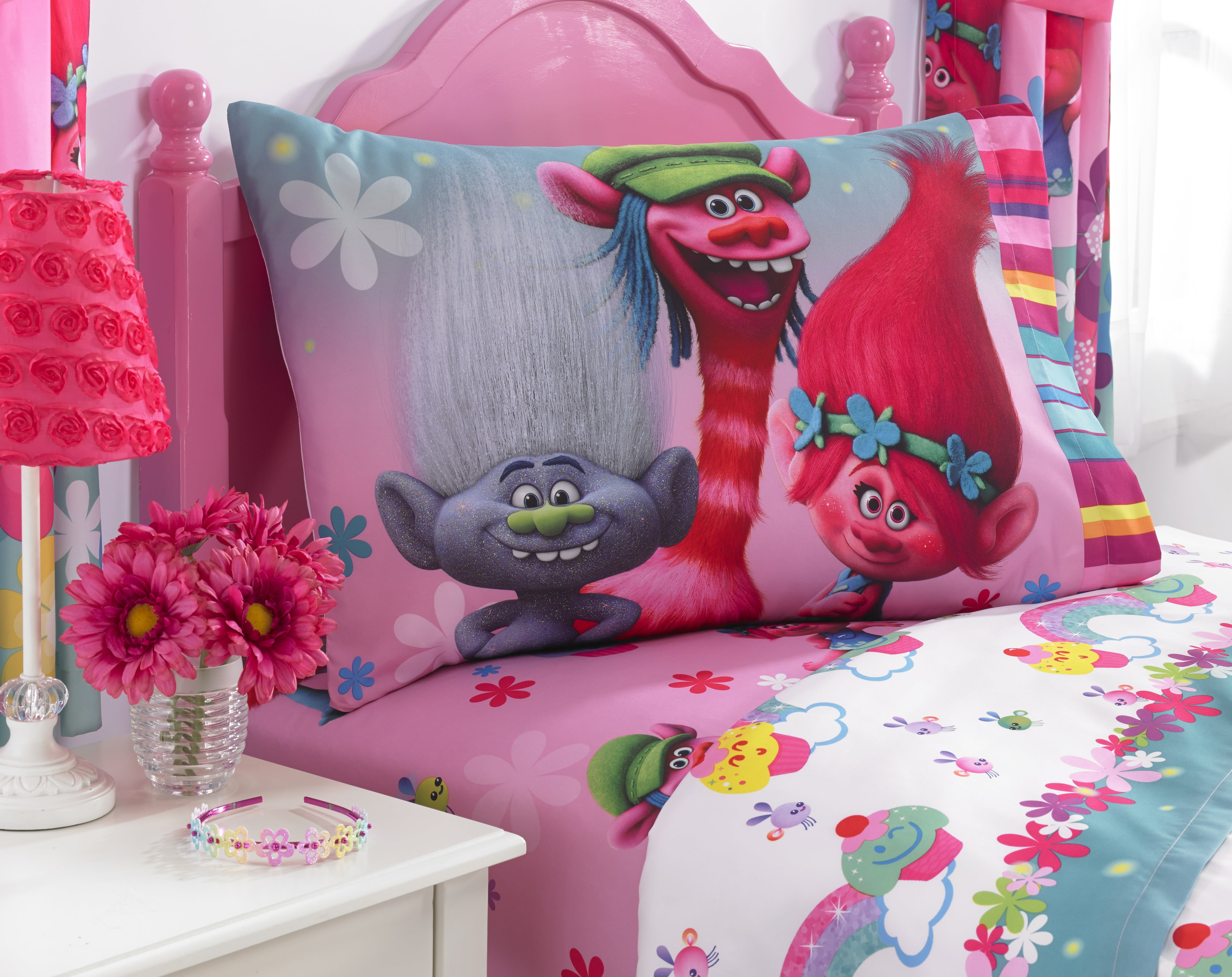 TROLLS シーツカバー 4点セット　新品 TROLLS シーツカバー 4点セット 新品 【公式通販】