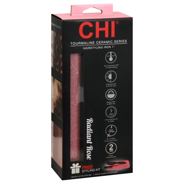 Chi Chi Original Pro Ceramic Ionic Tourmaline Flat Iron Hair Straightener 2 Pack 1 Walmart Com Walmart Com