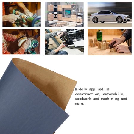 

Fugacal Abrasive Sandpaper 100PCs Sanding Paper Waterproof Fast Heat Dissipation Brown P2000 Grit For Wet Dry Use Sanding Sheet