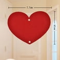 thumbnail image 4 of AYYUFE 1 Set Love Garland Exquisite Workmanship Wide Application Non Woven Fabric Adorable Sweet Heart Shape Banner Valentine's Day Accessories, 4 of 7