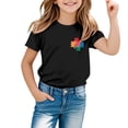thumbnail image 3 of ibiyuan Toddlers Autism Awareness Shirt Girls Boys Autism Puzzle Piece Tshirt Kids Tee Tops Clothes,Black, 3 of 7