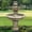 #1 Brown, variant on Hamiedun 35'' H 3-Tier Outdoor Water Fountain - With Submersible Electric Pump- Garden Cascading Waterfall for Yard Patio Lawn Home Decor