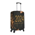 thumbnail image 3 of Easygdp Happy New Year 2024 Double-Sided Printed Elastic Suitcase Protective Cover,Invisible Zipper, Business Trip Luggage Cases,Washable And Resistant To Falling -X-Large, 3 of 9