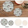 thumbnail image 4 of Table Trivets for Hot Dishes Milk and Cute Cow Round Trivet Mat 2PCS Kitchen Potholders Heat Resistant Pot Holder for Bowl Teapot Home Decor Gifts, 4 of 7