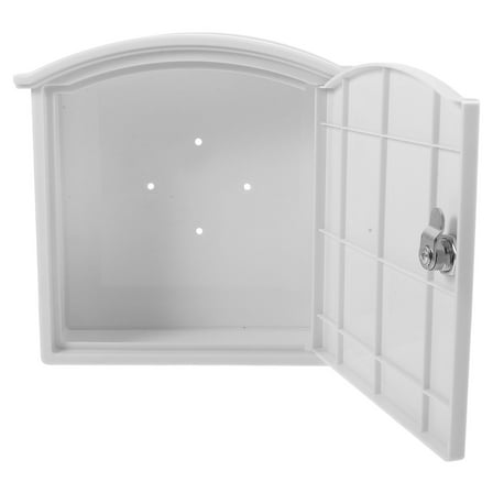 HAKIDZEL 1Pack Curved Design Wall Mount Mailbox For Home And .00X24.00X10.50in