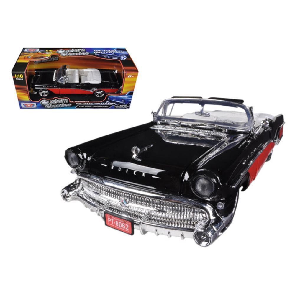 1/18 ビュイック ロードマスター 1957 ブラック/レッド MM製ミニカー