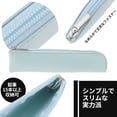 thumbnail image 3 of Unique Bargains Faux Leather Pencil Pouch Portable Bag Light Blue, 3 of 6