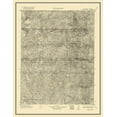 thumbnail image 2 of USGS 15x18 Black Ornate Wood Framed with Double Matting Museum Art Print Titled - Preston Peak California Quad - USGS 1922, 2 of 4
