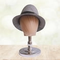 thumbnail image 3 of HILABEE Display Head Cap Storage Rack for Beginner Stylist Shopping Mall Headset silvery base, 3 of 9