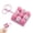 pink white, variant on Cat Paw Silent Fidget Keyboard Toy, 9-Key Mini Presser for Stress Relief, Portable Pocket-Sized Anxiety Relief Tool, Cute Keychain for Backpack