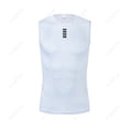 thumbnail image 3 of Ropa interior de ciclismo para hombre, chaleco reflectante de secado rápido, elástico, color blanco, 3 of 4